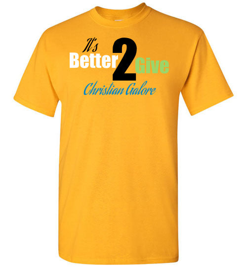 It's Better To Give
