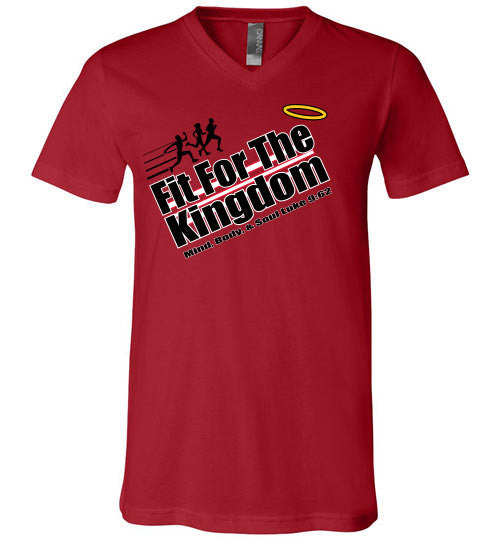 Fit For The Kingdom - B - v-neck - The TeaShirt Co.