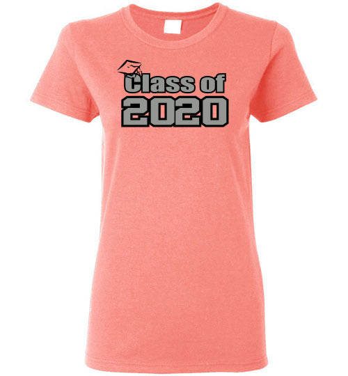 Class of 2020 silver ladies Tee
