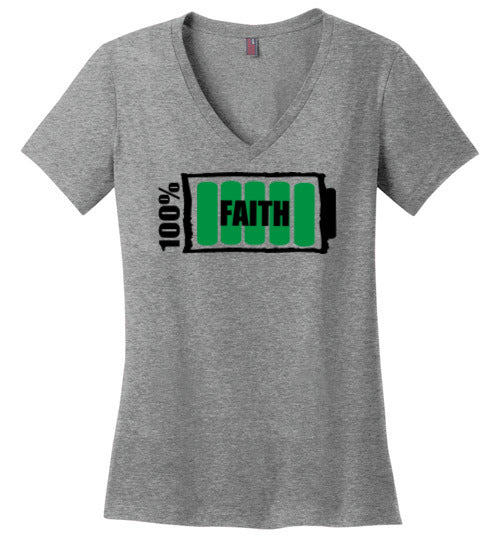 100% Faith Ladies T