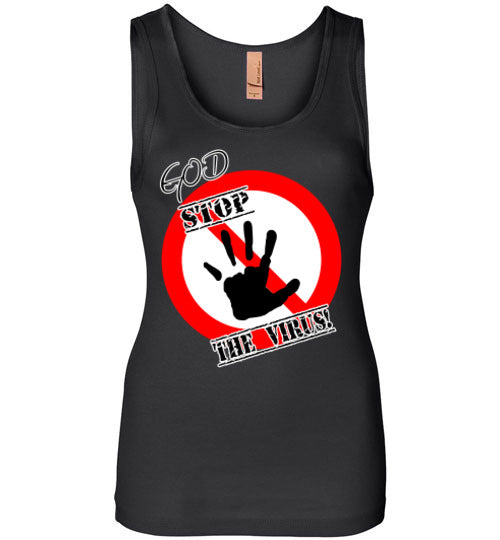 God Stop The Virus Ladies T