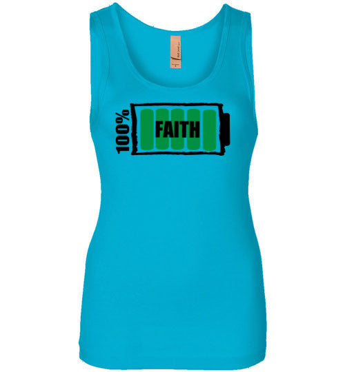 100% Faith Ladies T