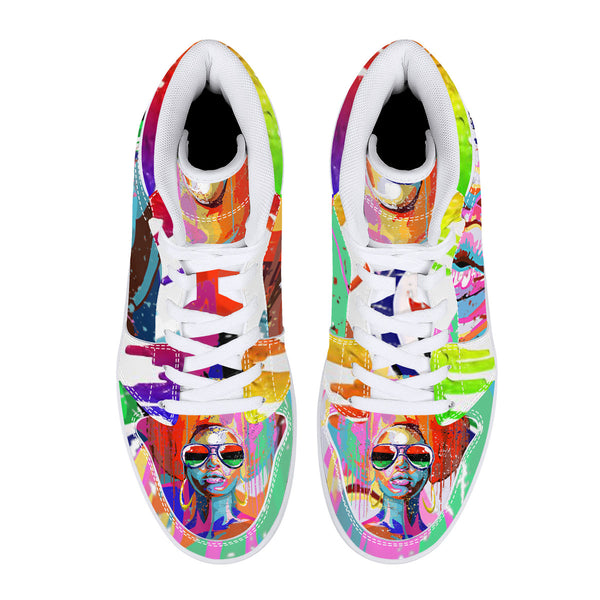 Soul Sister High-Top Leather Shoes
