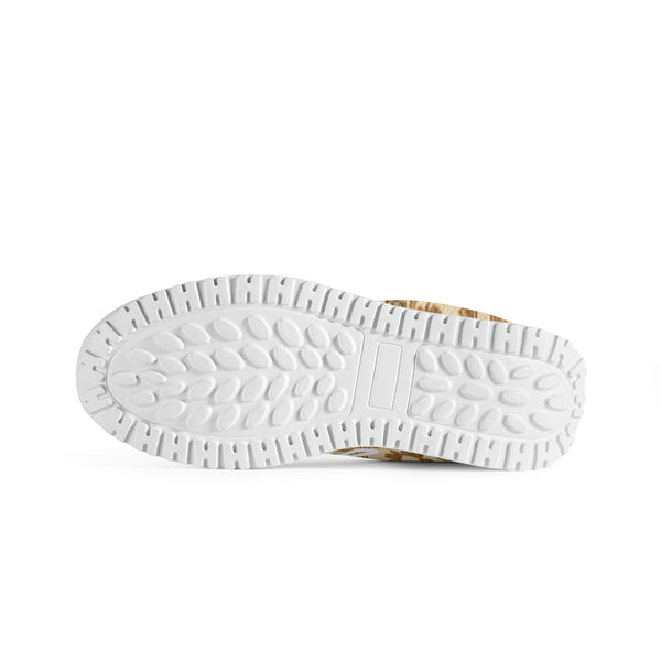 Golden Mesh Heightening Shaking Shoe