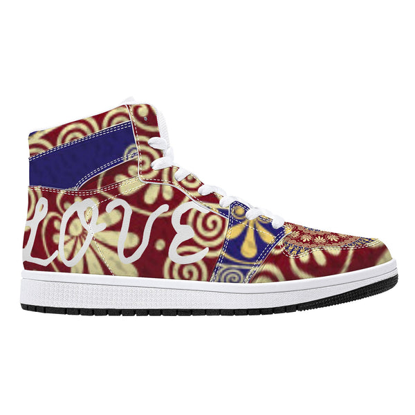 Peace and Love Ladies Hi-Top 1