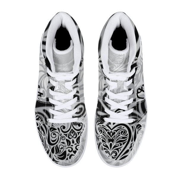 Overcomer High-Top Leather Sneakers