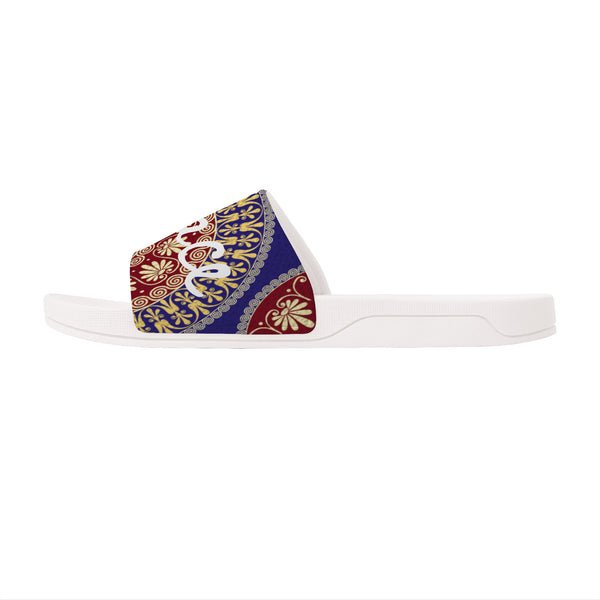 Peace n Love 1 Slide Sandals - White Bottoms