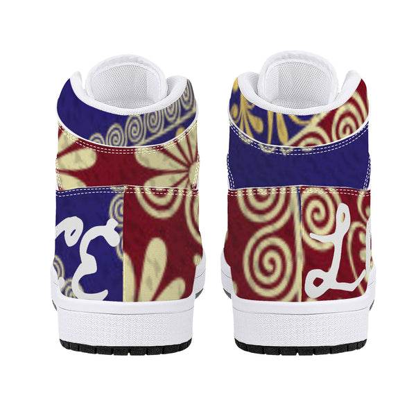 Peace and Love Ladies Hi-Top 1