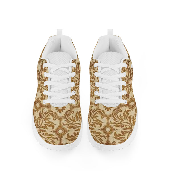 Golden Mesh Heightening Shaking Shoe