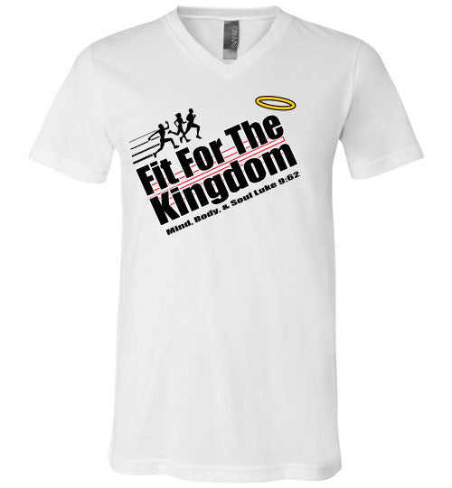 Fit For The Kingdom - B - v-neck - The TeaShirt Co.