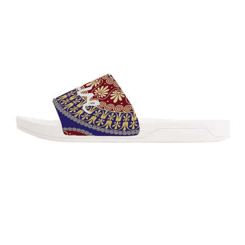 Peace n Love 1 Slide Sandals - White Bottoms