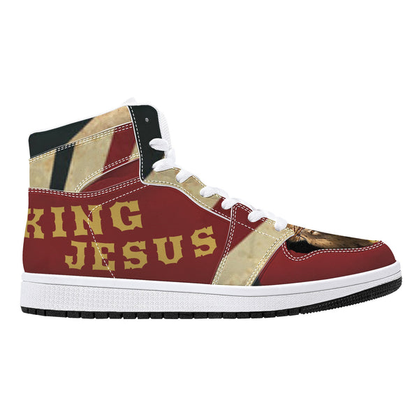 D16 High-Top Leather Sneakers - White