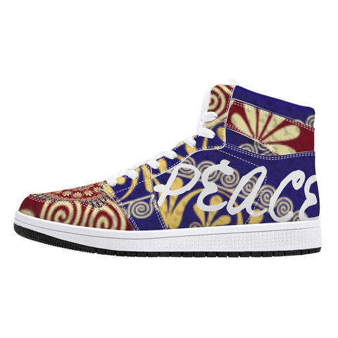 Peace and Love Ladies Hi-Top 1