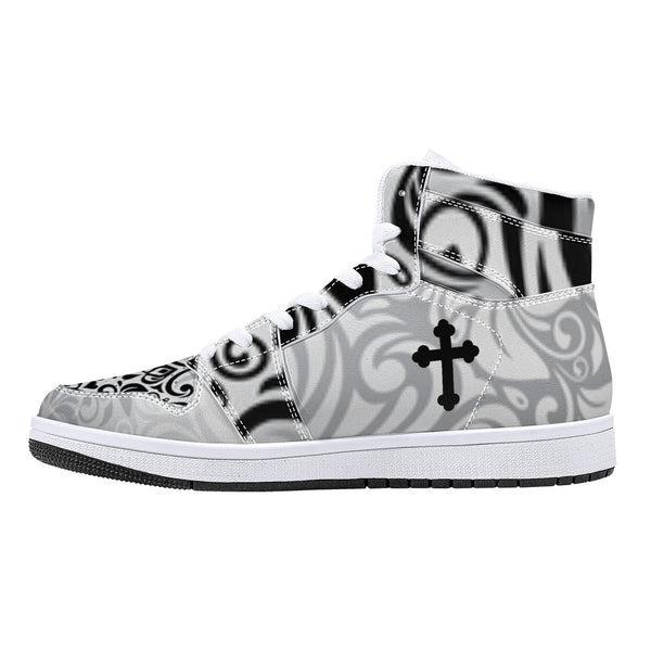 Overcomer High-Top Leather Sneakers