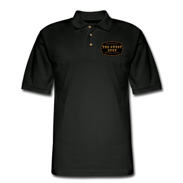 Men's Pique Polo Shirt - black