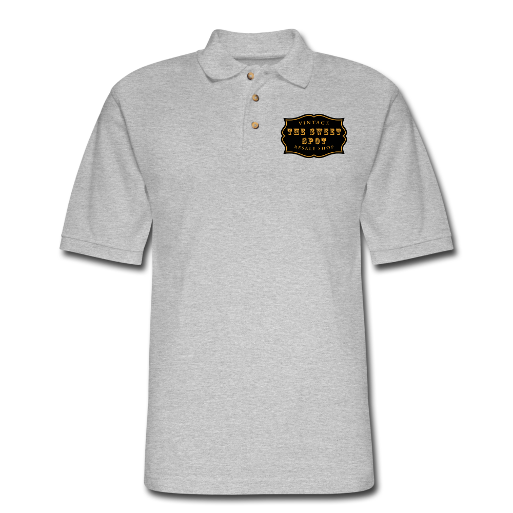 Men's Pique Polo Shirt - heather gray