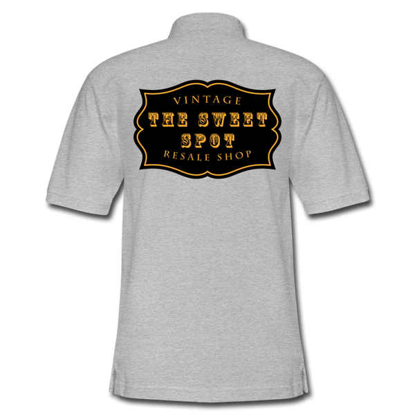 Men's Pique Polo Shirt - heather gray