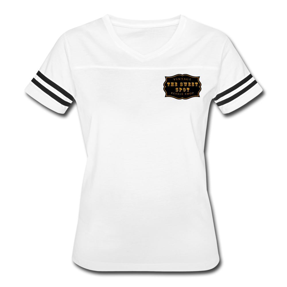 Women’s Vintage Sport T-Shirt - white/black