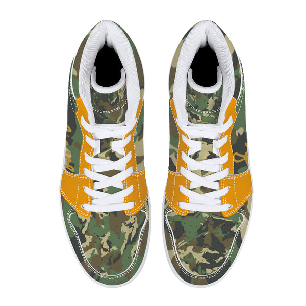 Just Believe High-Top Leather Sneakers