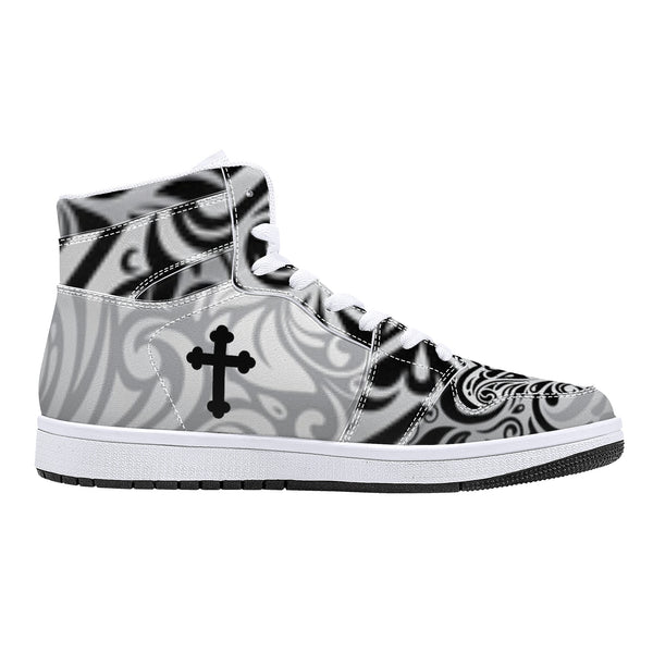 Overcomer High-Top Leather Sneakers